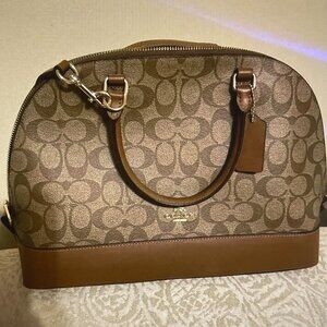 New Coach Sierra Handbag - Brown Tones